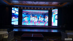 永川酒店p5室內led顯示屏全彩-50㎡