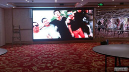 江北某酒店室內P5全彩led顯示屏
